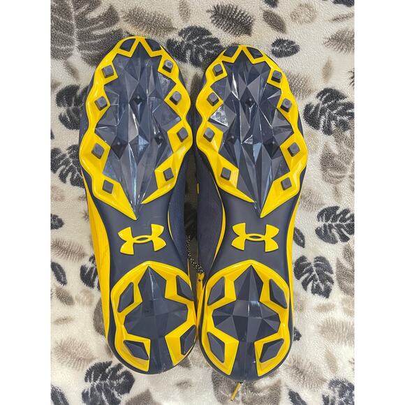 Under Armor 11 UA Team Hammer MC 3021725-401 Size 14 Cleats Blue main image 6